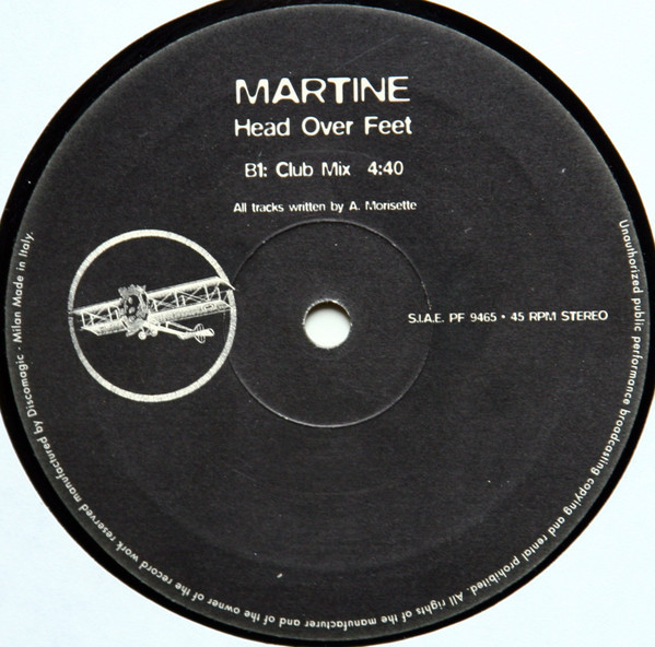 (30574) Martine ‎– Head Over Feet