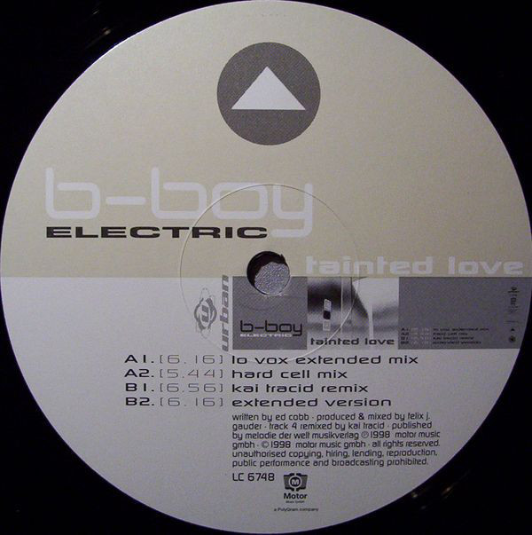 (RIV480) B-Boy Electric ‎– Tainted Love