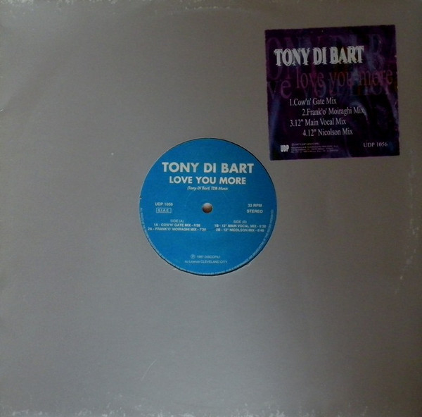 (CUB1380) Tony Di Bart ‎– Love You More