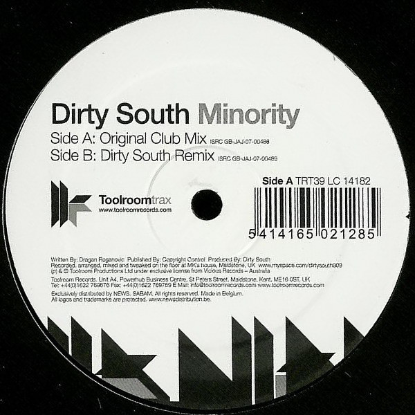 (CUB1753) Dirty South ‎– Minority