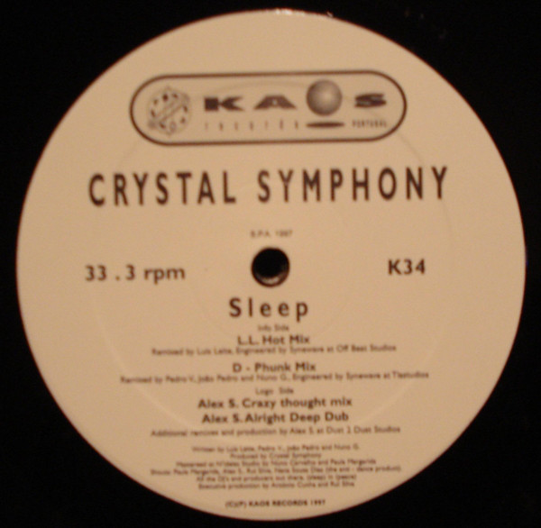 (CUB2039) Crystal Symphony ‎– Sleep