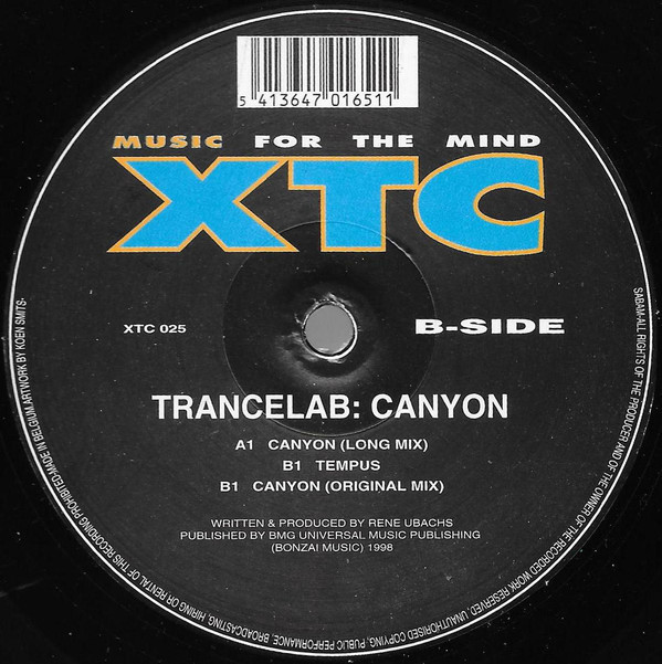 (RIV421) Trancelab ‎– Canyon