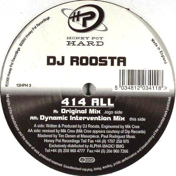 (V0139) DJ Roosta ‎– 414 All