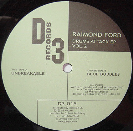 (CUB0156) Raimond Ford ‎– Drums Attack EP Vol. 2