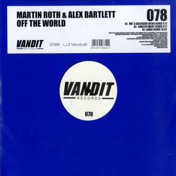 (17167) Martin Roth & Alex Bartlett ‎– Off The World