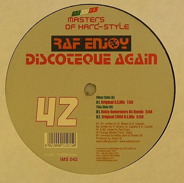 (16922) Raf Enjoy ‎– Discoteque Again