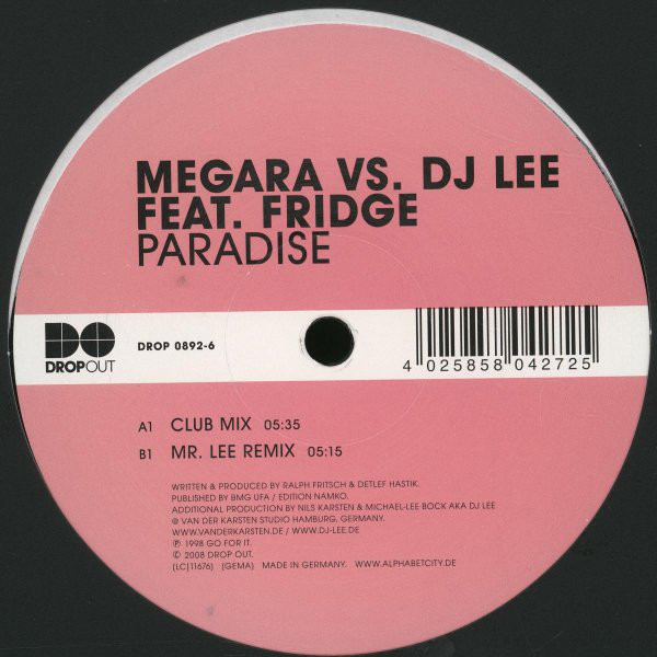 (17229) Megara Vs. DJ Lee Feat. Fridge ‎– Paradise