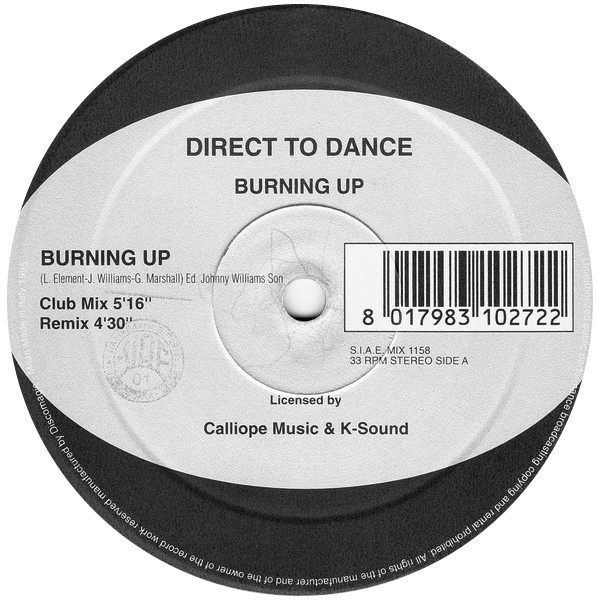 (29468) Direct To Dance ‎– Burning Up