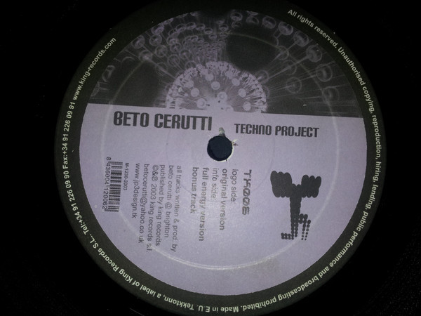 (1340) Beto Cerutti ‎– Techno Project
