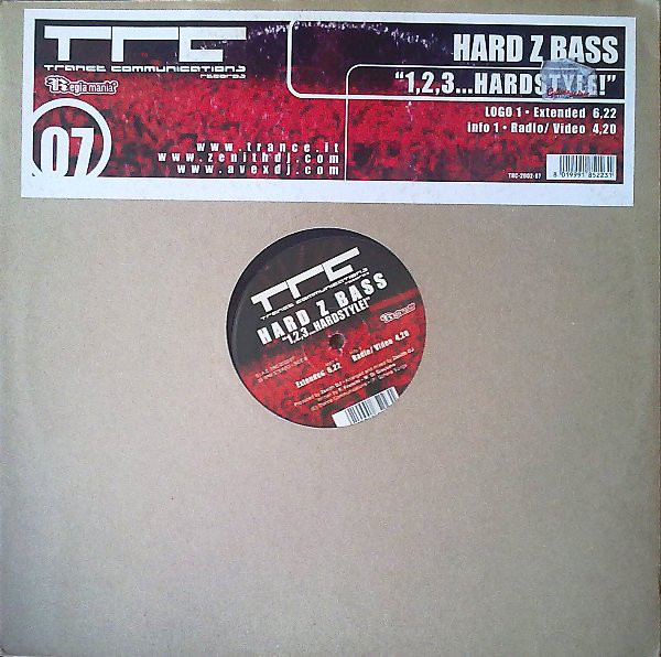 (A3047) Hard Z Bass ‎– 1,2,3...Hardstyle!