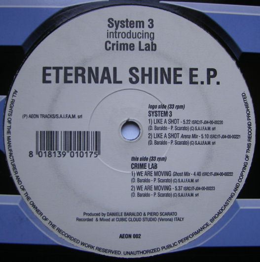 (ALB198) System 3 Introducing Crime Lab – Eternal Shine E.P.