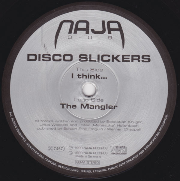 (21680) Disco Slickers ‎– I Think... / The Mangler