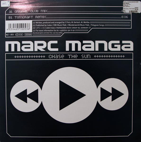 (3763) Marc Manga ‎– Chase The Sun