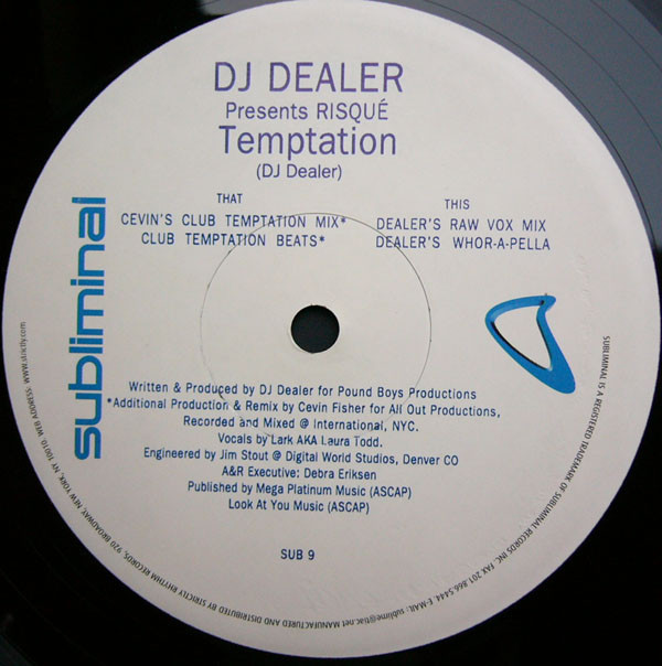 (29845) DJ Dealer Presents Risqué ‎– Temptation