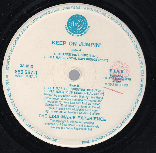 (27429) The Lisa Marie Experience ‎– Keep On Jumpin