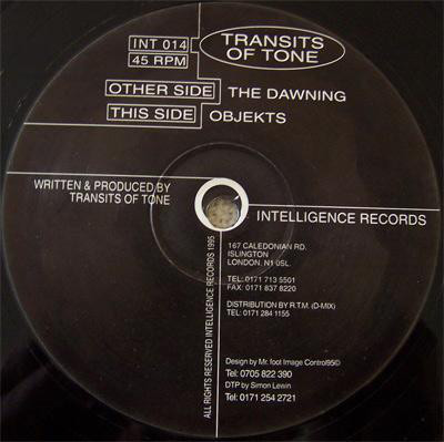 (30157) Transits Of Tone ‎– The Dawning