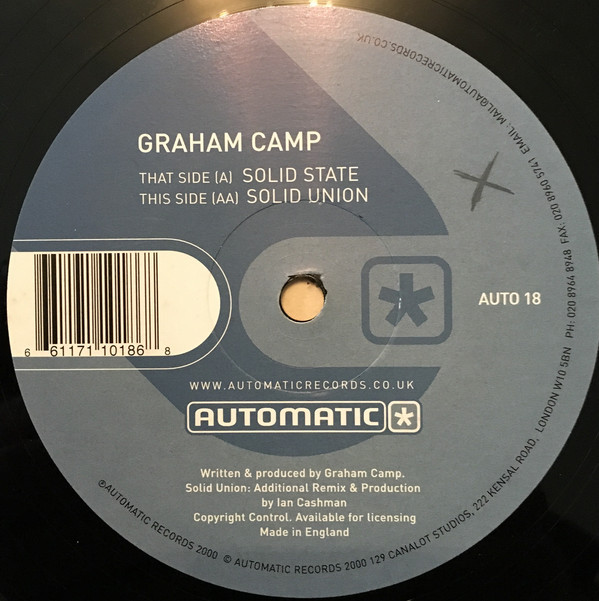 (CMD274) Graham Camp ‎– Solid Union