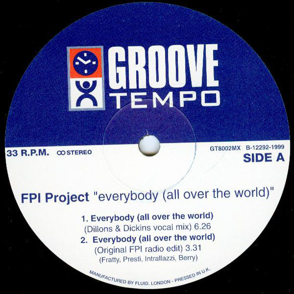 (26906) FPI Project ‎– Everybody (All Over The World)