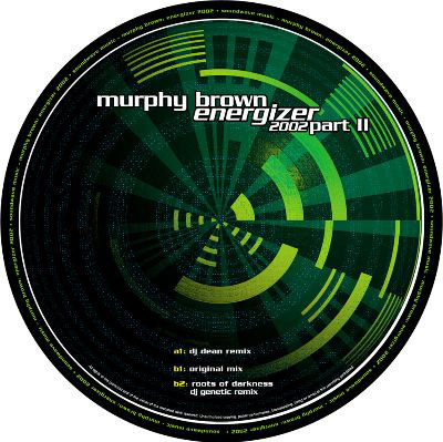 (24046) Murphy Brown ‎– Energizer 2002 (PEGATINA EN CENTRO)