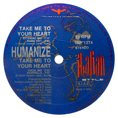(MUT391) Humanize – Take Me To Your Heart