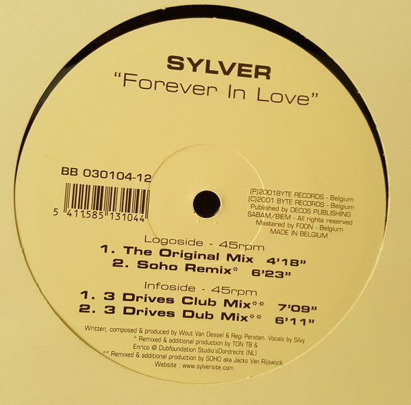 (ANT34B) Sylver ‎– Forever In Love
