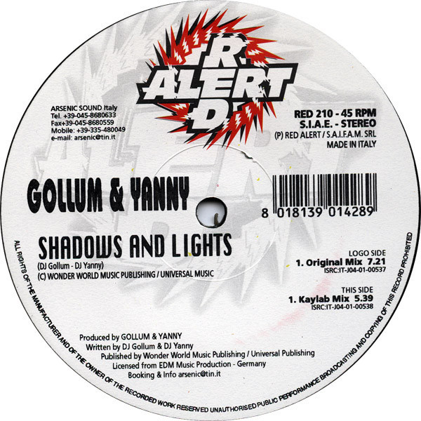 (3397) Yanny & Gollum ‎– Shadows & Lights