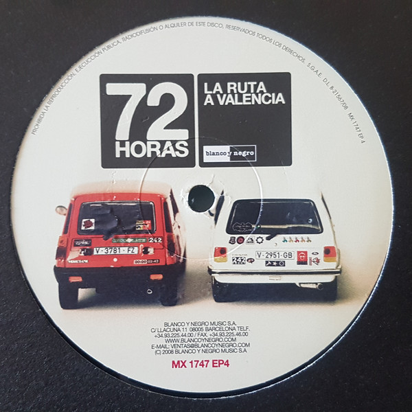 (JR1606) 72 Horas - La Ruta A Valencia (Vinyl/4)