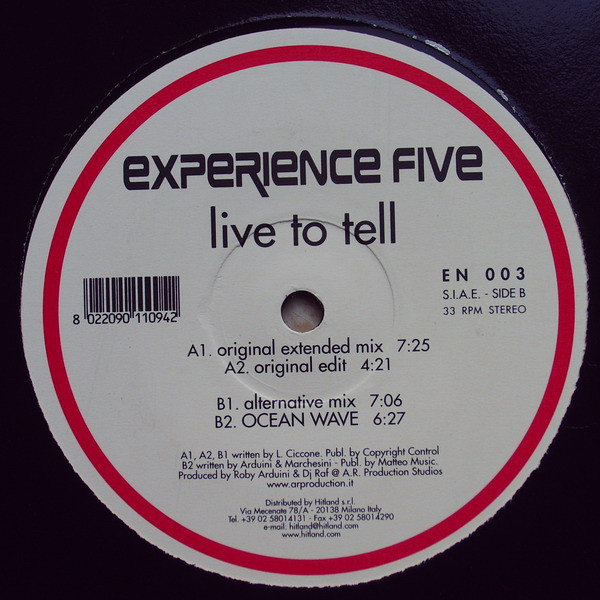 (23035) Experience Five ‎– Live To Tell