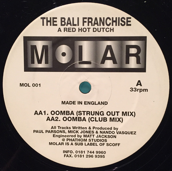 (25680) The Bali Franchise ‎– A Red Hot Dutch