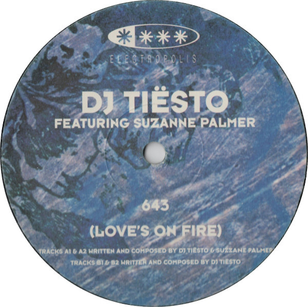 (28658) DJ Tiësto Featuring Suzanne Palmer ‎– 643 (Love's On Fire)