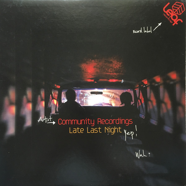 (CMD423) Community Recordings ‎– Late Last Night