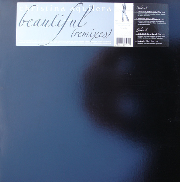 (CM1706) Christina Aguilera ‎– Beautiful (Remixes)