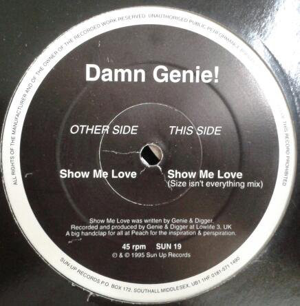 (CMD522) Damn Genie! ‎– Show Me Love