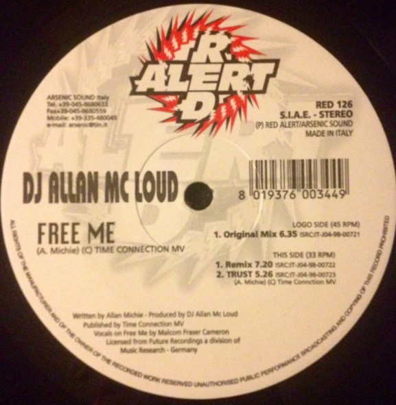 (24185) DJ Allan McLoud ‎– Free Me