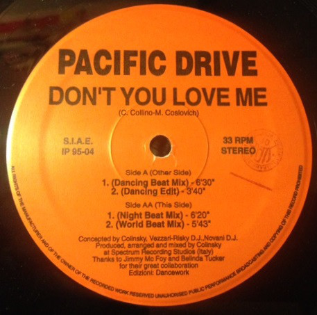 (AL106) Pacific Drive ‎– Don't You Love Me