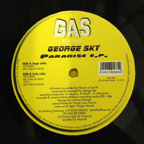 (24588) George Sky ‎– Paradise EP