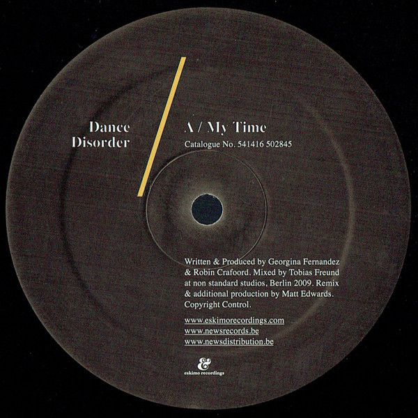(CO246) Dance Disorder ‎– My Time