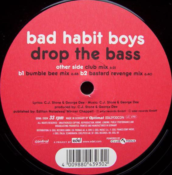 (23718) Bad Habit Boys ‎– Drop The Bass