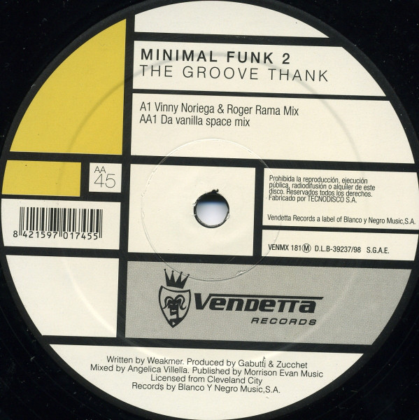 (CMD361) Minimal Funk 2 ‎– The Groovy Thang
