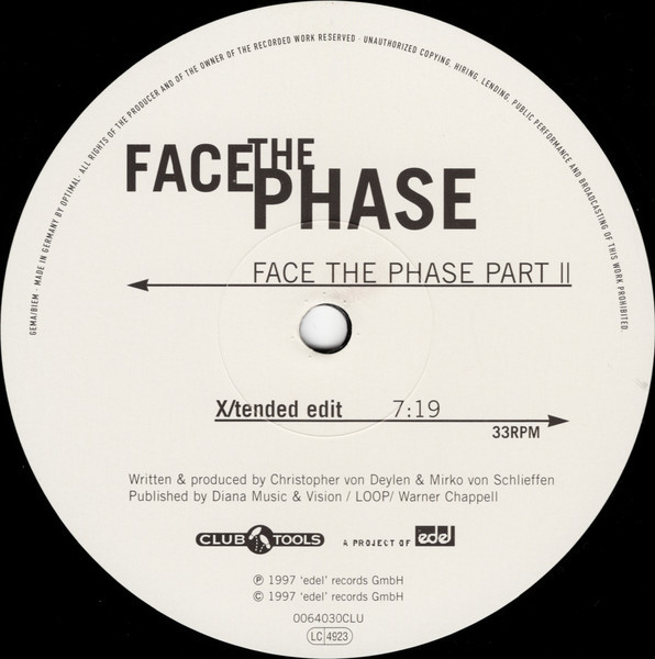 (25738B) Face The Phase ‎– Face The Phase Part II