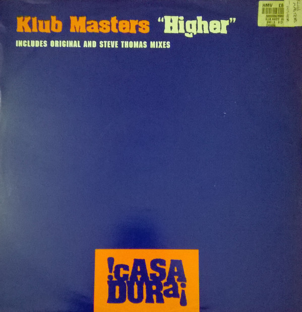 (CUB1481B) Klub Masters ‎– Higher