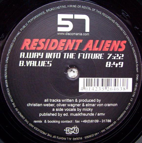 (24815) Resident Aliens ‎– Way Into The Future / Values