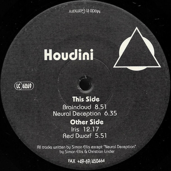 (29733) Houdini ‎– Houdini