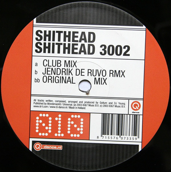 (2274) Shithead ‎– Shithead 3002