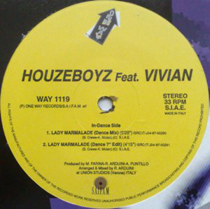(30668) Houzeboyz Feat. Vivian ‎– Lady Marmalade