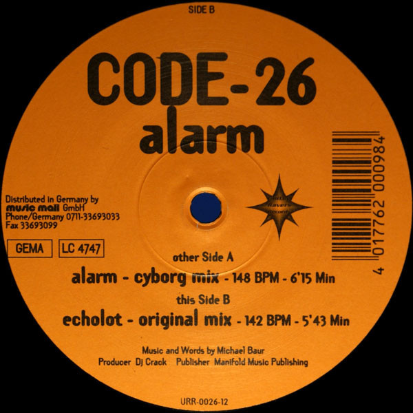 (SZ0074) Code-26 ‎– Alarm