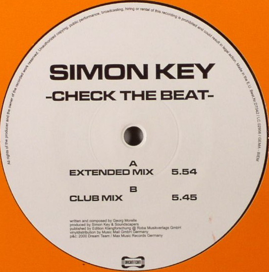 (AA00231) Simon Key ‎– Check The Beat
