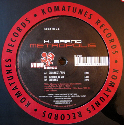 (G018) K. Brand ‎– Metropolis