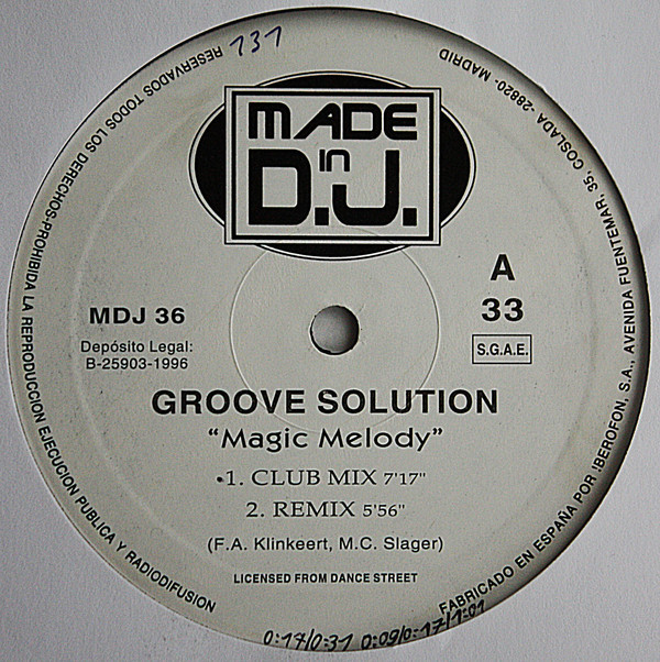 (25232) Groove Solution ‎– Magic Melody