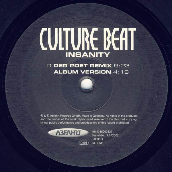 (24386) Culture Beat ‎– Insanity